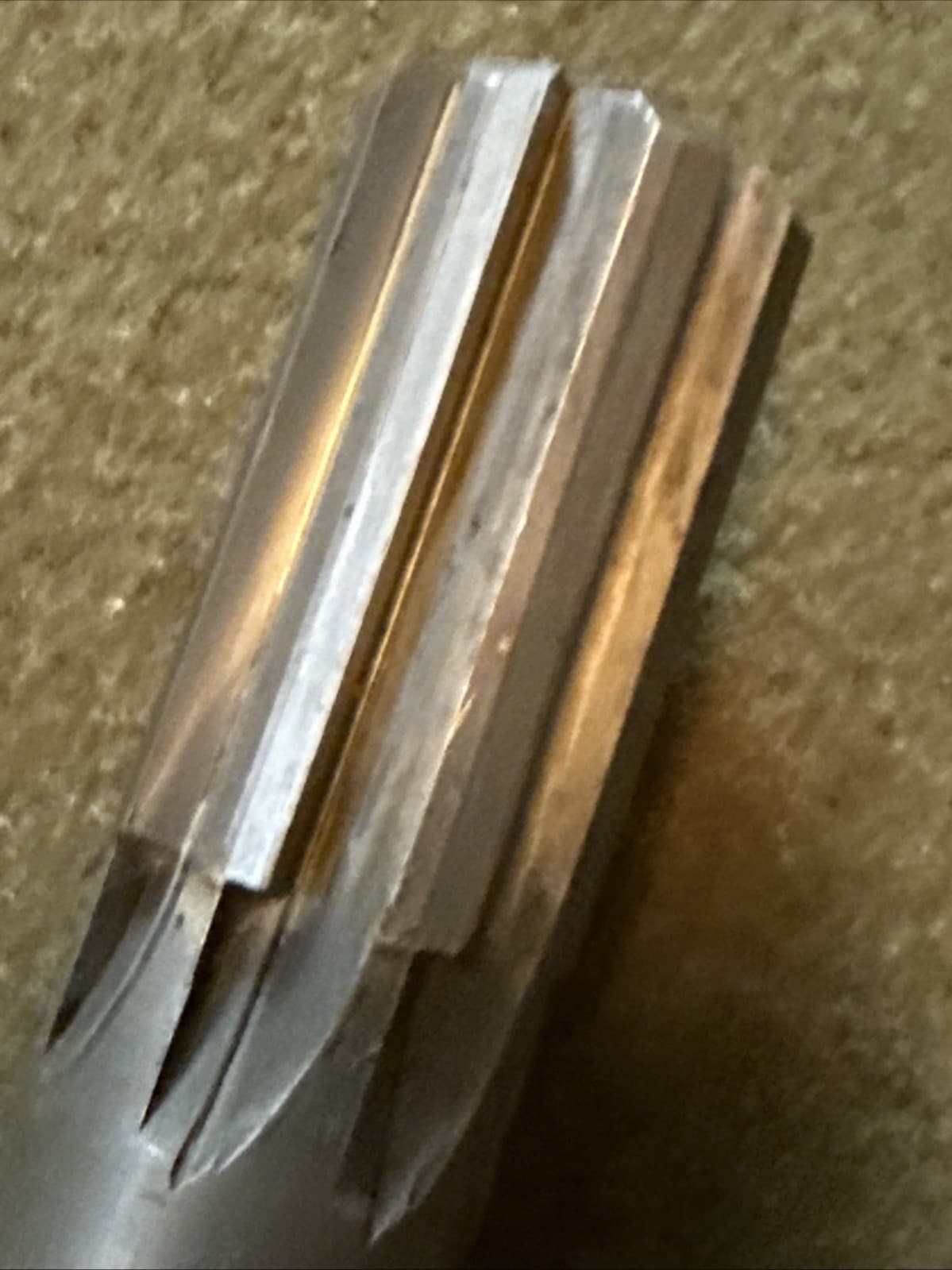 .1260” Reamer  1 1/4" Carbide Tipped Morse Taper #4 Oversized Reamer 4MT 6