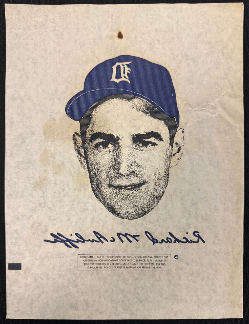 1968 Detroit Tigers Iron-On Transfer Lot of 5 w/ Kaline 4