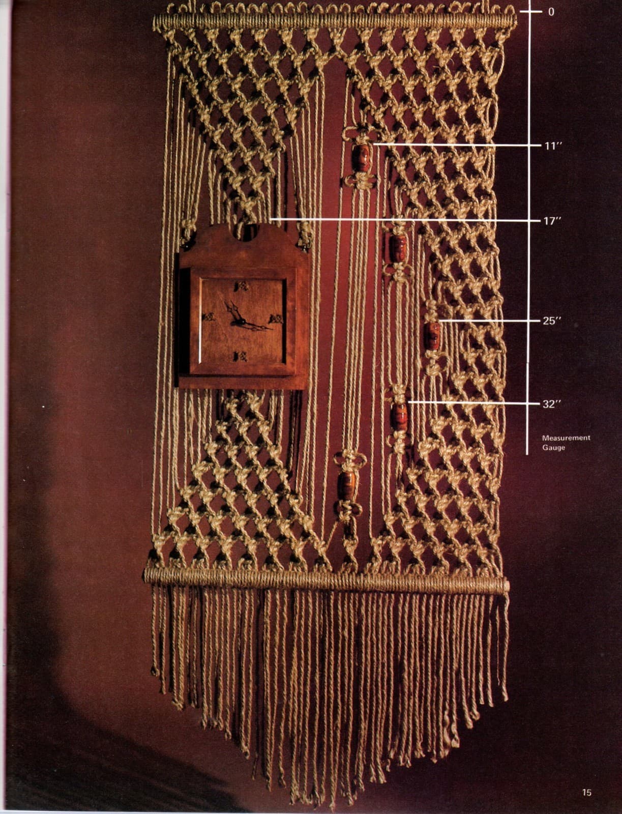 GUIDE TO MACRAME KNOTS HH-28 Plus 8 Projects Macrame' Pattern Leaflet 4