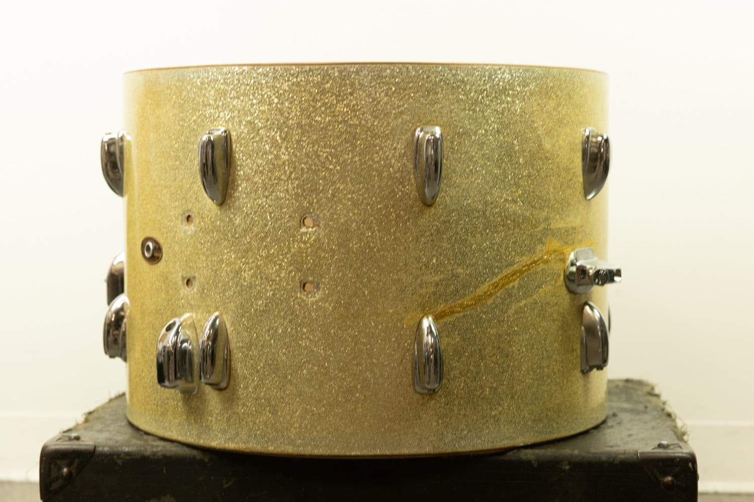 1960s Slingerland 14x20 Silver Sparkle Pearl Bass Drum 2