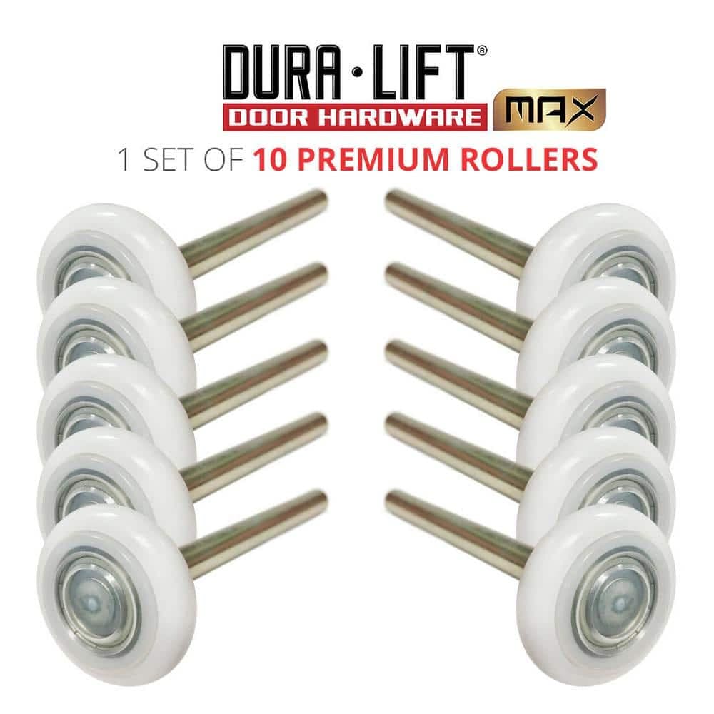 Ultra-Life Max 2 In. Nylon Garage Door Roller with Sealed 6200ZZ Bearing and 4 I 4