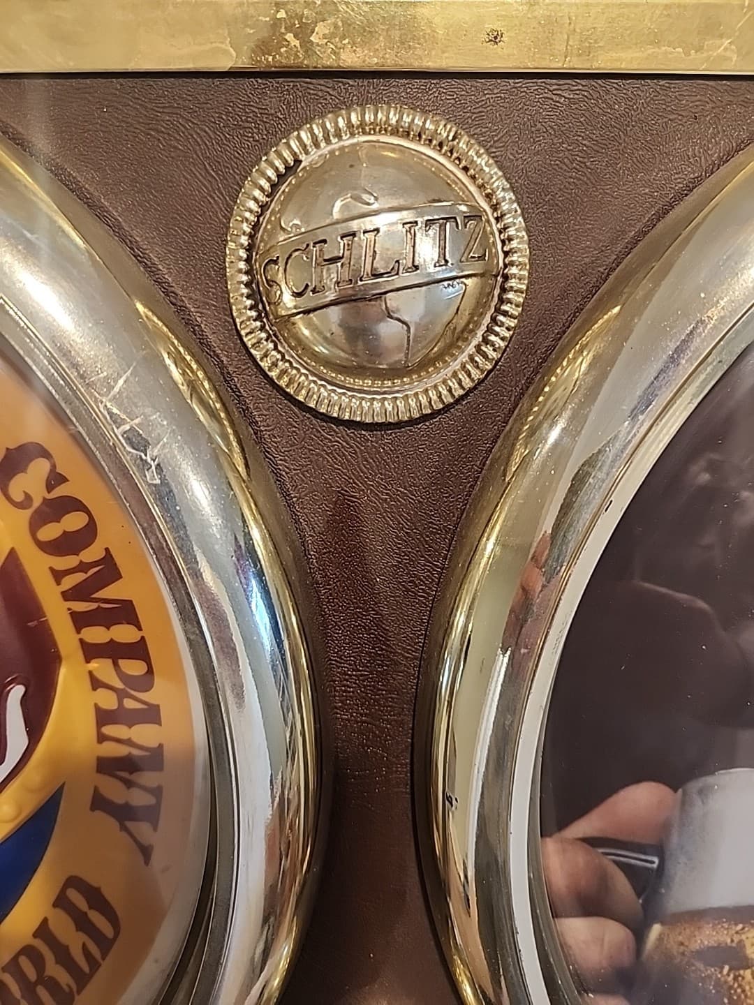 Vintage 1972 Schlitz Beer Jos. Schlitz Brewing Globe 34" x 14" Sign -Exc. Cond. 3