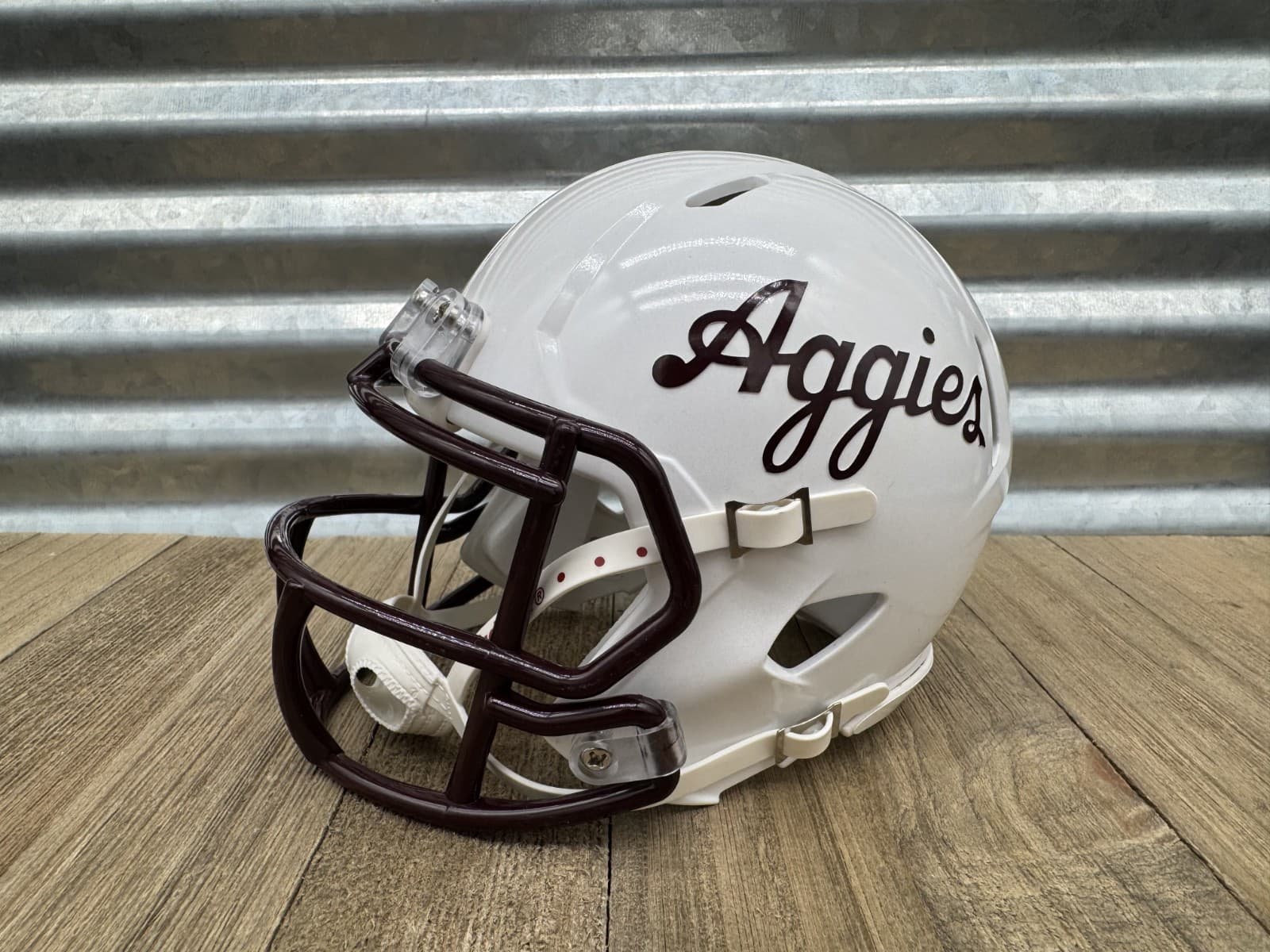 2025 Texas A&M Aggies vs Notre Dame Speed Mini Helmet 3