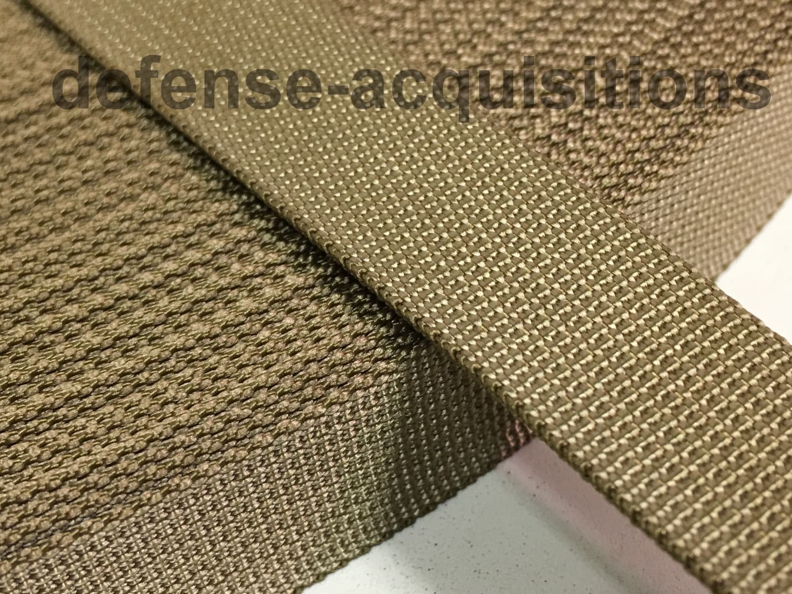 MilSpec Military Webbing 3/4 INCH MIL-W-17337 C2 COYOTE Per Yard 3