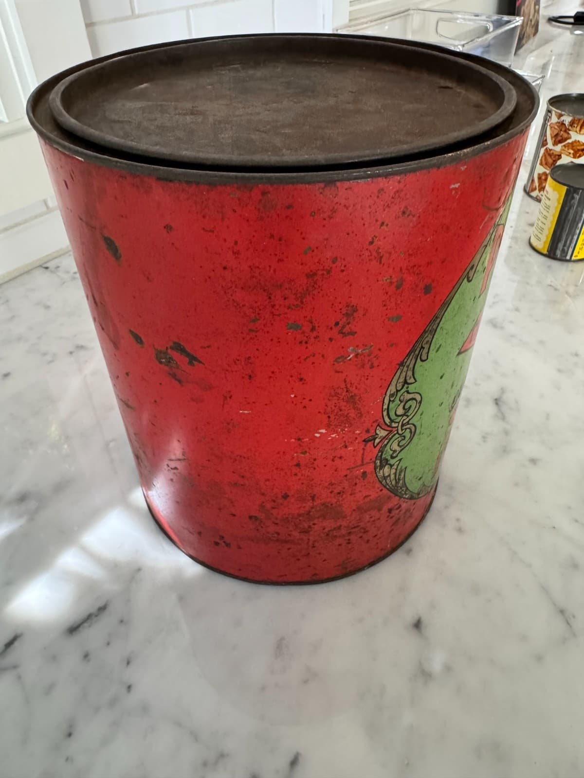 Extremely Rare Planters Mr Peanut Clean Crisp Ten Pound Tin 4