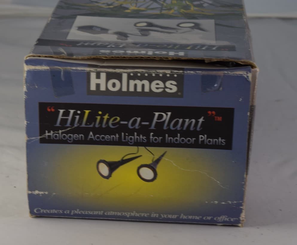 4 Indoor Accent Lights for Plants Holmes 10W Halogen Bulbs (Included) - Tested 6