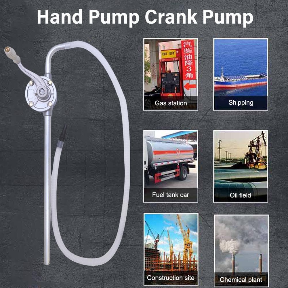 Drum Rotary Barrel Pump Hand Crank Fuel Oil Gas Transfer Pump |β ξт ;ε D4P7 L4D2 3