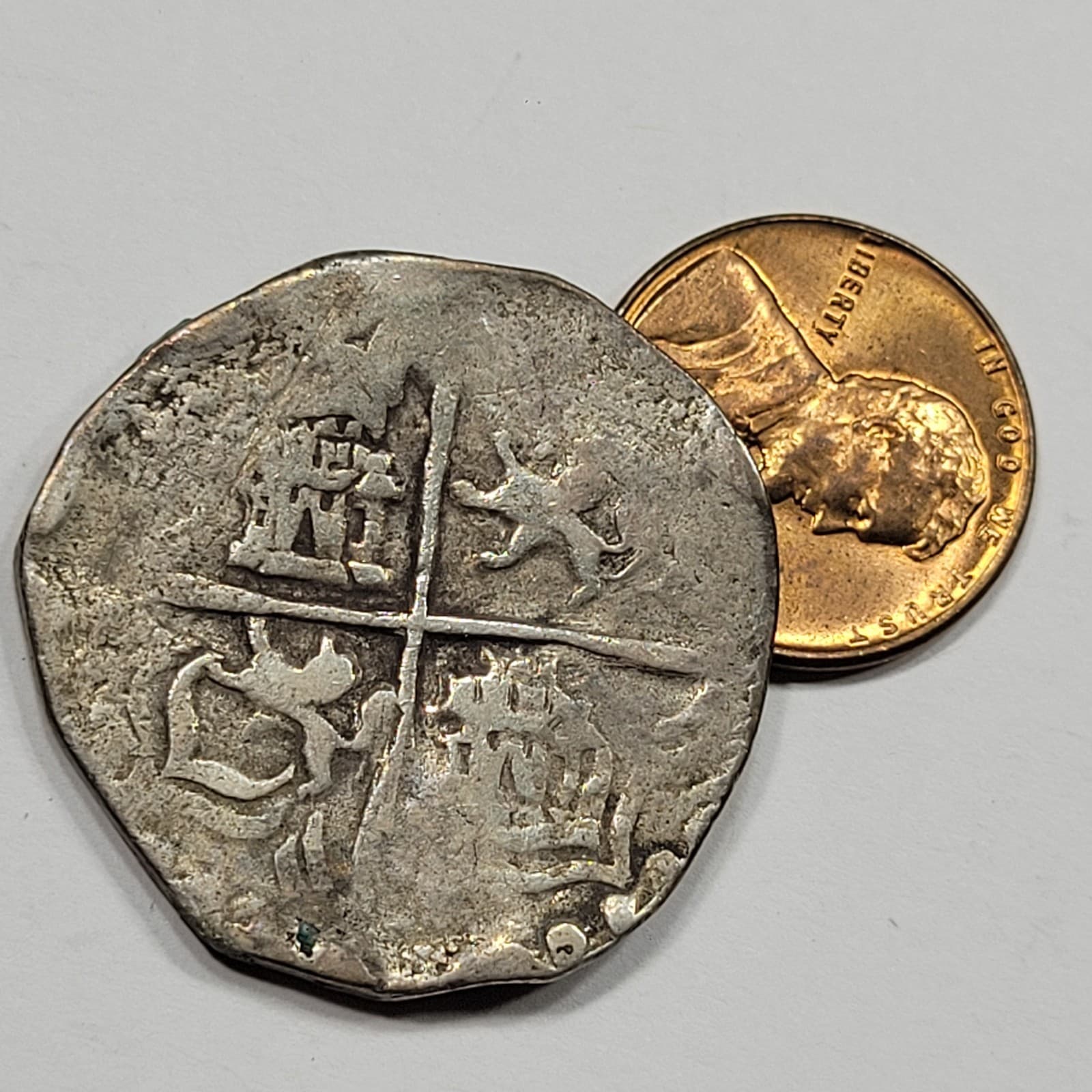 1603-1616 Cob 4 Reales Potosi Bolivia Assayer R Early Type 13.1g Nice *K807 4