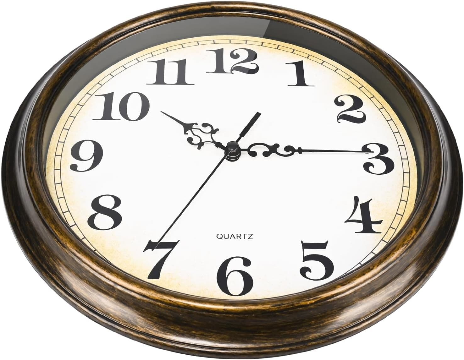 Wall Clock Battery Operated Silent Non-Ticking Vintage Wall Clock for LivingRoom 4