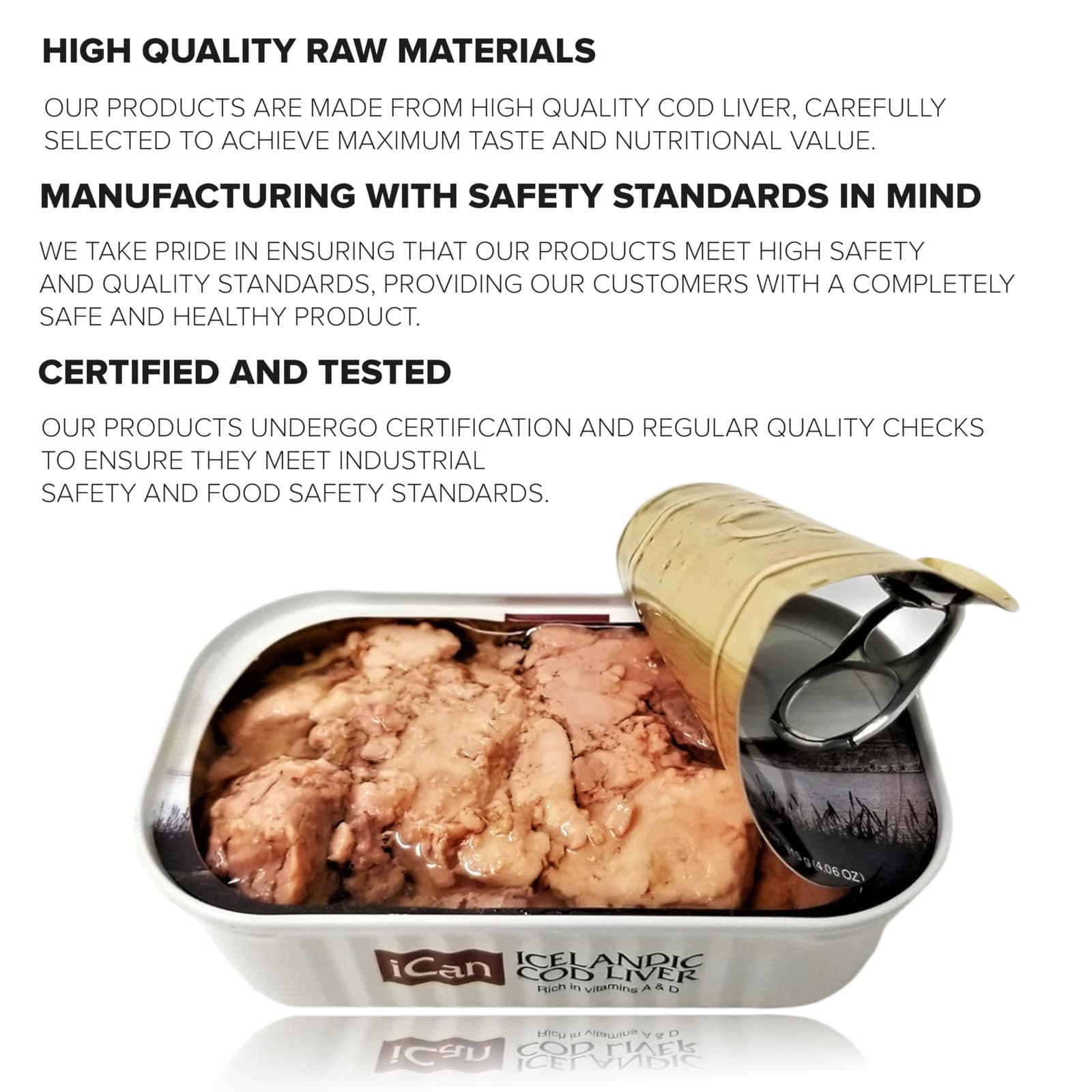 Wild Cod Liver Canned From Iceland 4.27oz pack of 3 3