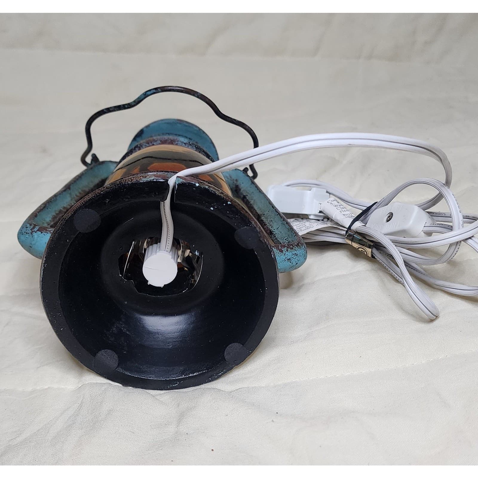 Fabulous Antiquey Country Lantern with Galloping Horse 5