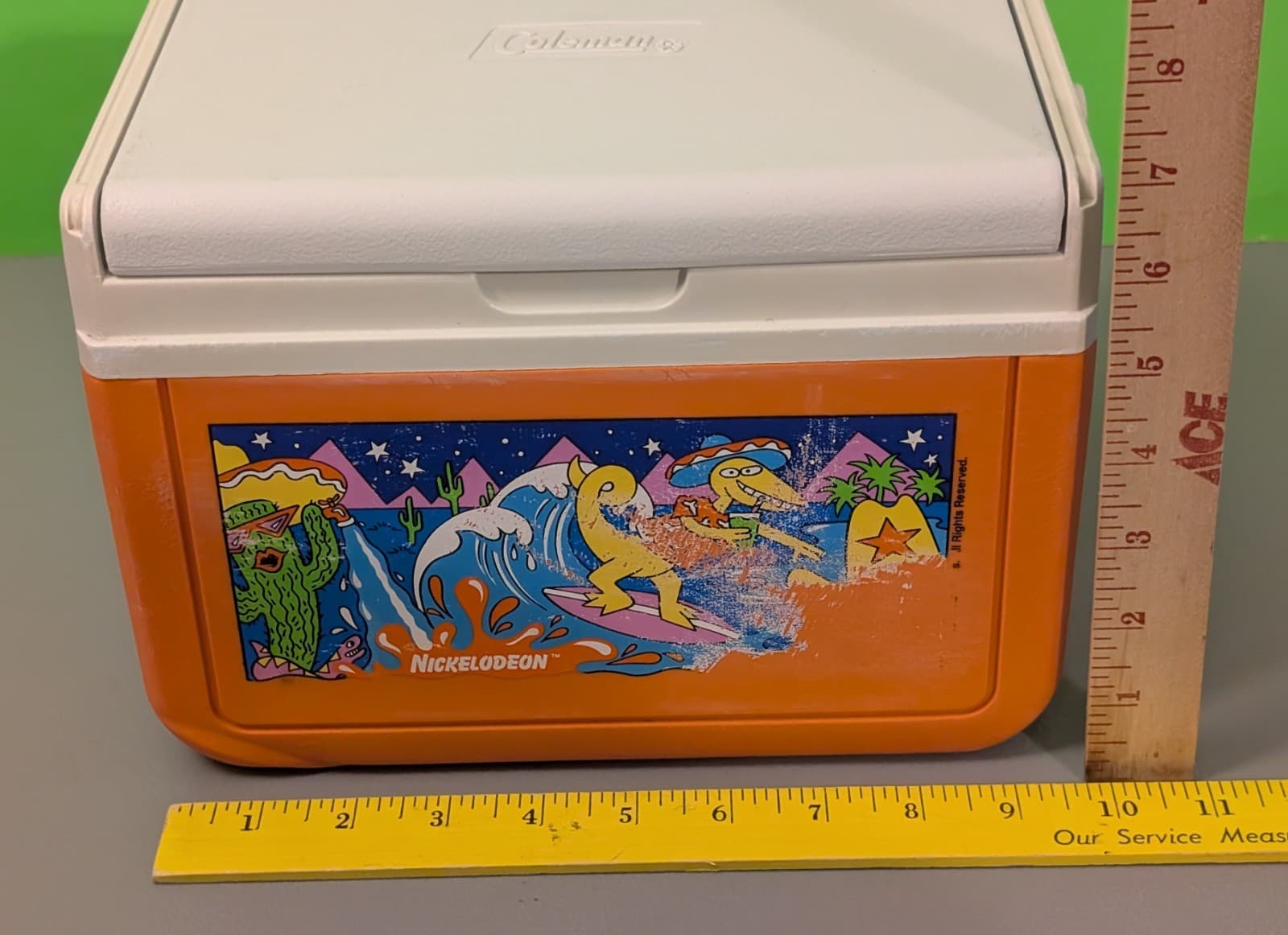 Vtg 1991 Nickelodeon Doo Wop Dinosaurs Cooler - RARE 90s Coleman - USA - *READ* 6
