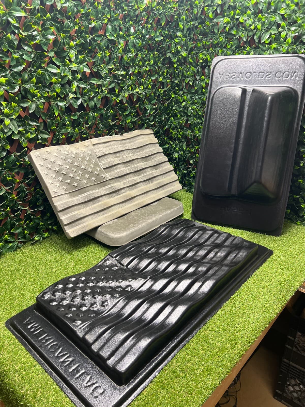 American Flag Concrete Mold Set 2