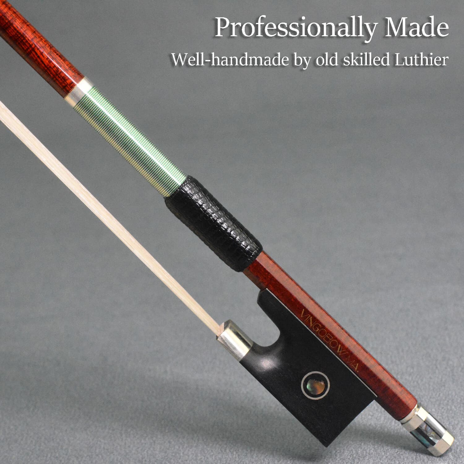 VINGOBOW Violin Bow Carbon Fibre Core Hybrid Pernambuco Skin **Ship from USA**