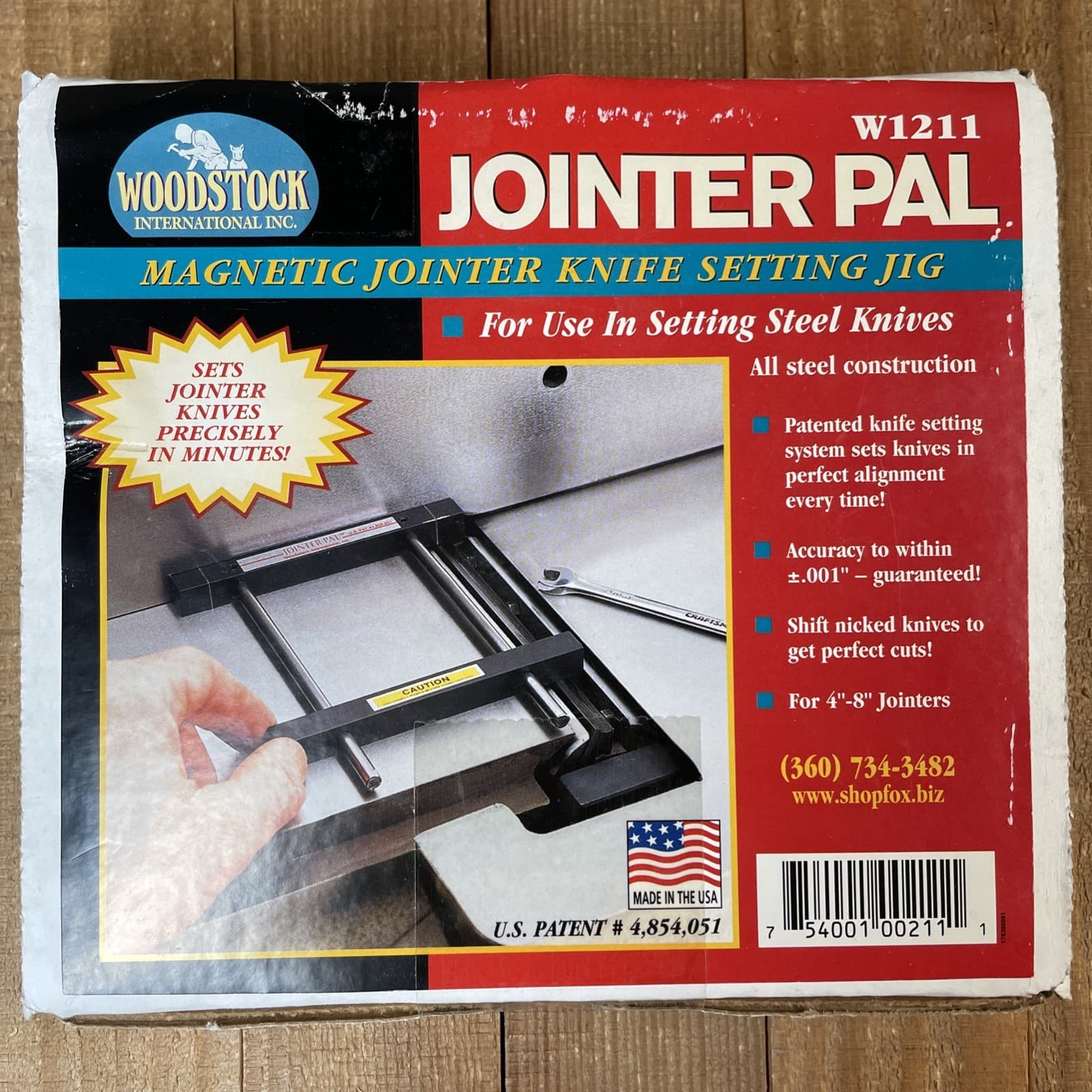 Woodstock Jointer Pal Magnetic Jointer Knife Setting Jig W1211 EUC 3