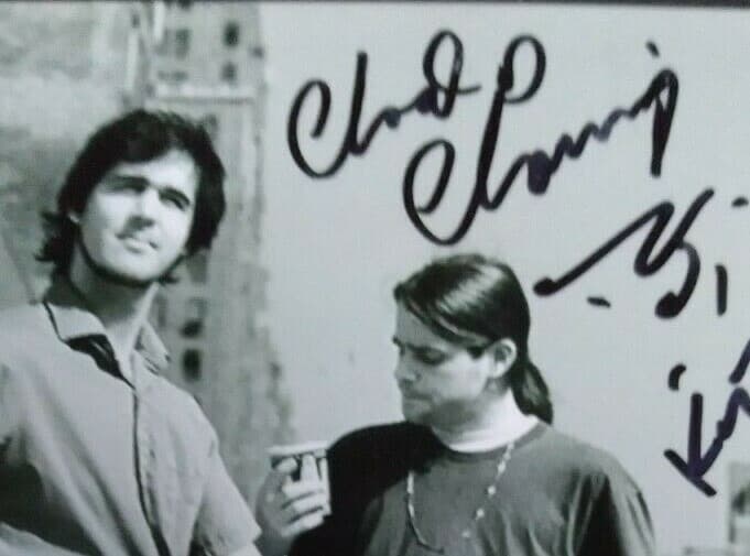 NIRVANA KRIST NOVOSELIC CHAD CHANNING SIGNED AUTOGRAPHED 4X6 PHOTO RARE IMAGE 3