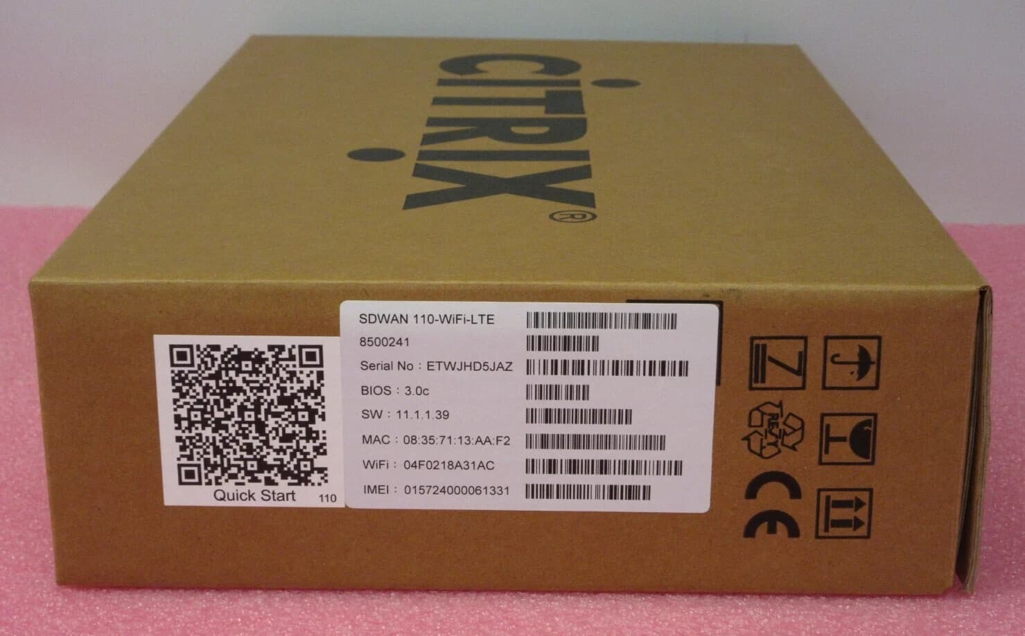 NEW Citrix SD-WAN 110 LTE WiFi Standard Edition Appliances Access Point Router 2