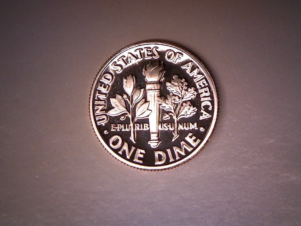 1987 S 10C Proof Roosevelt Dime  - **FREE SHIPPING** 2