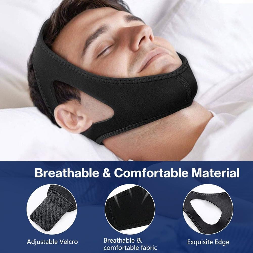 Chin Strap for Sleeping Comfortable anti Snoring Devices Stop Snoring Solution A 4
