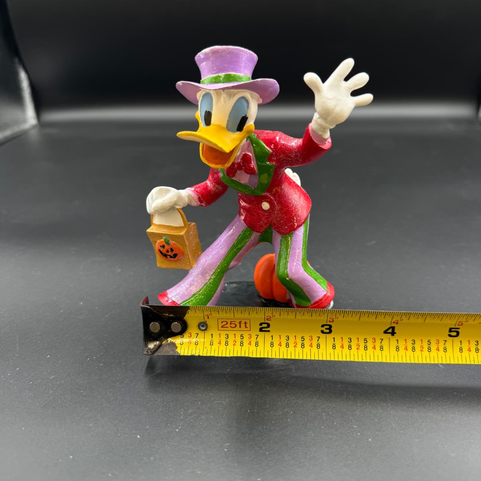 Disney Figurine Donald Duck Glitter Suit Halloween Collectible Statue 5