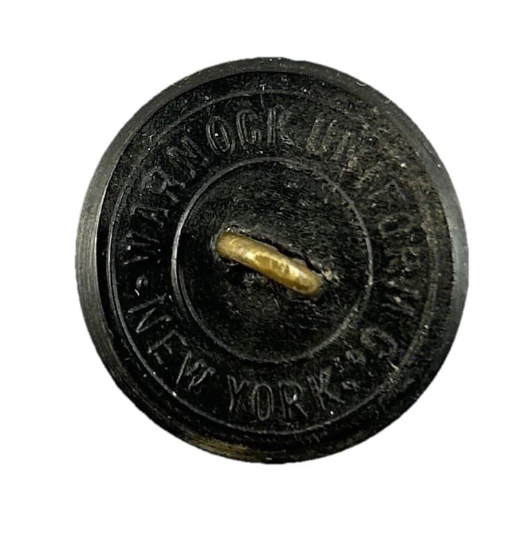 LATE 1800's HTF AMERICAN YACHT CLUB  HARD RUBBER BUTTON 22mm WARNOCK B53 2