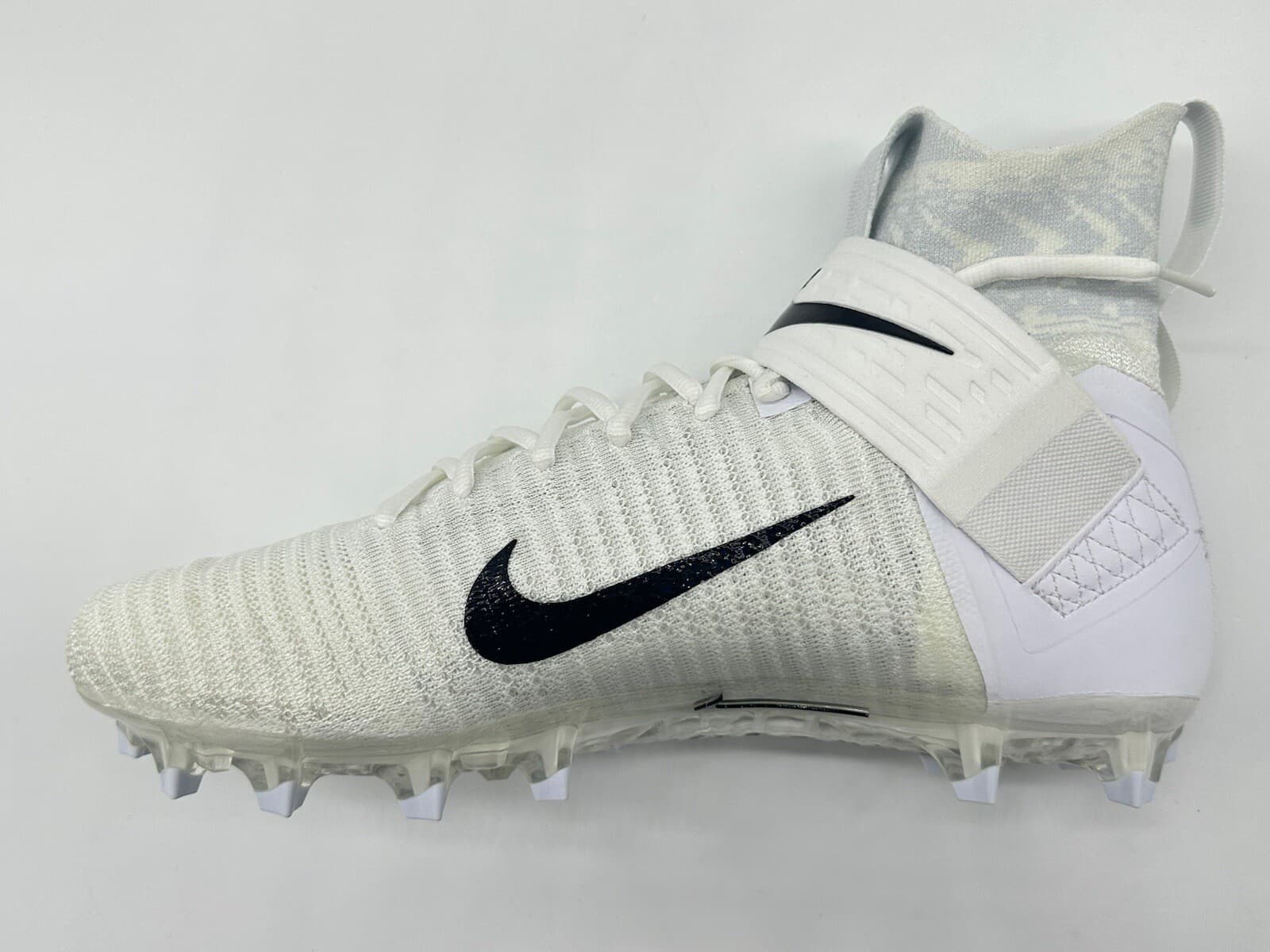 Nike Alpha Menace Elite 2 Flyknit Mens Size 13.5 Football Cleat White AO3374-101 4