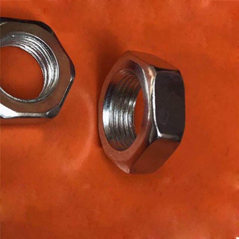 Thin Hex Nut Fine Thread Flat Nuts M11X1 M13X1 M15X1.5 M17X1.5 M19X1-M26x1.5mm 2