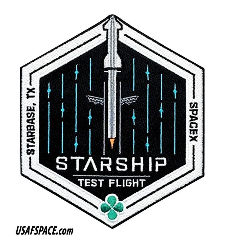 Authentic SPACEX -STARSHIP TEST FLIGHT- SUPER HEAVY- STARBASE, TX- Mission PATCH 5