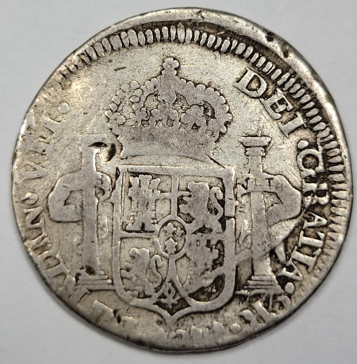 1811 Zs LVO Mexico Silver 2 Reales Moneda Provisional Zacatecas Rare Issue *J320
