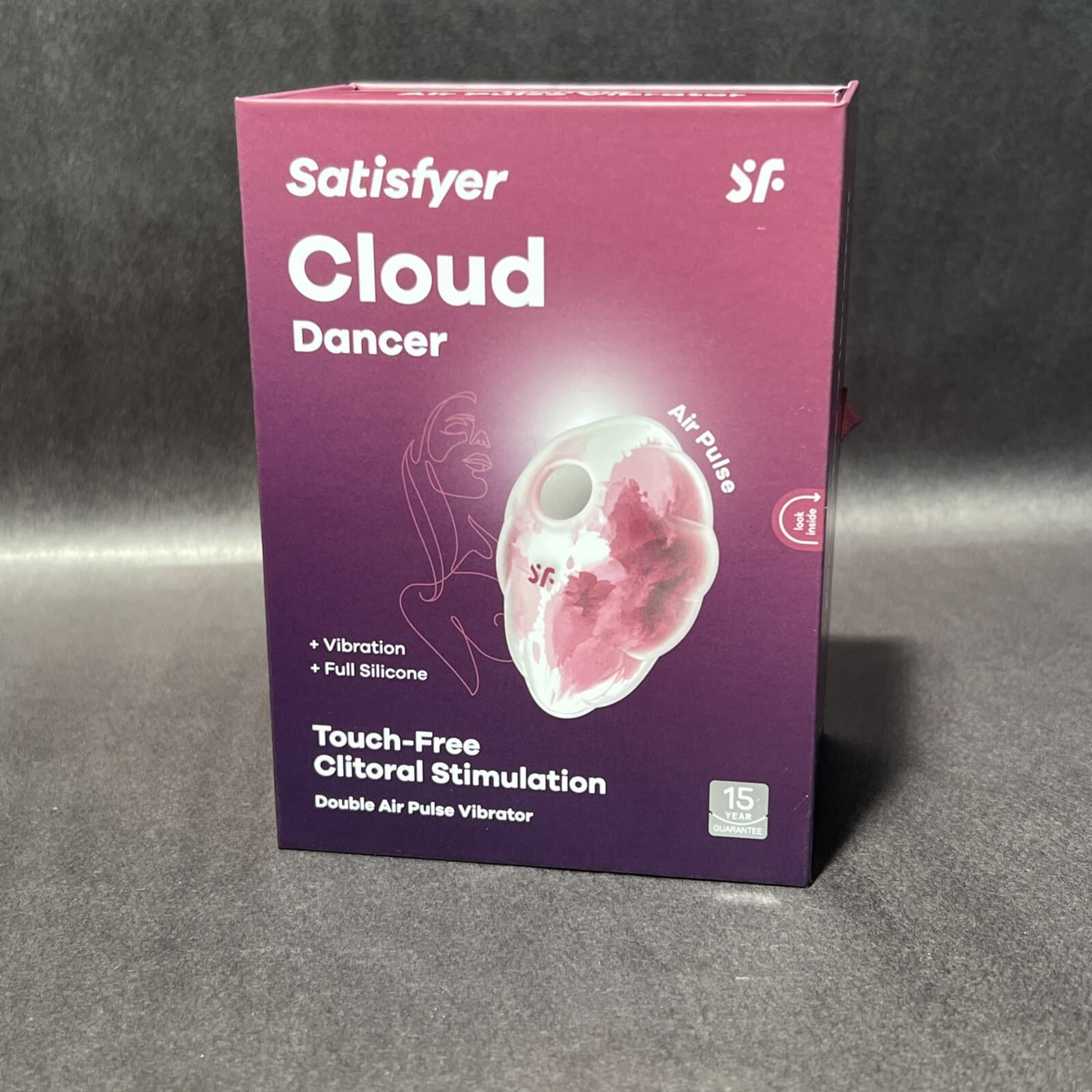 Satisfyer Cloud Dancer, Double Air Pulse Technology! Full Silicone! New/Sealed