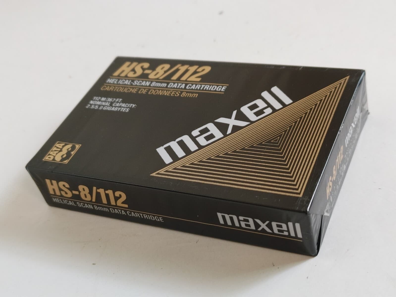 Maxell HS-8/112 Helical-Scan 8mm Data Cartridge New Nominal Capacity 2.5/5.0 GB 5