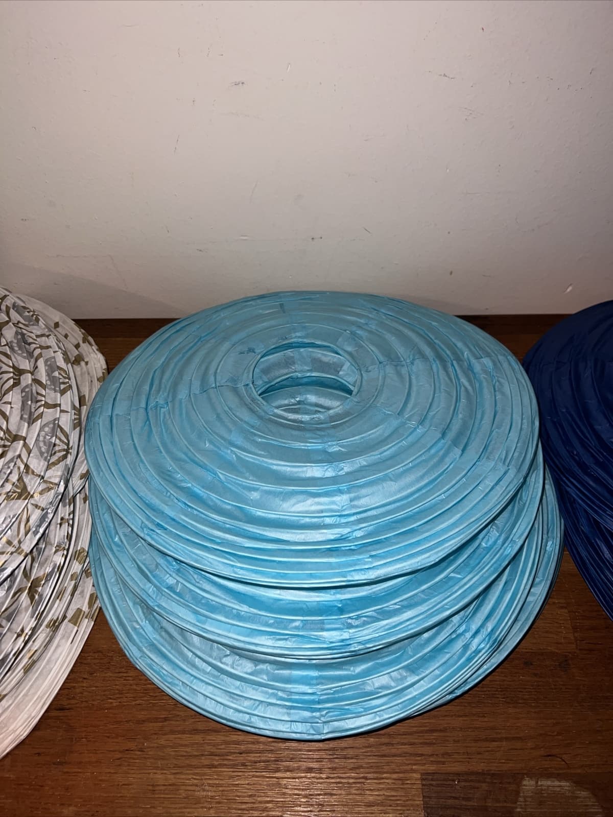 Bamboo Paper Lanterns Multicolor Lot Of 24 3