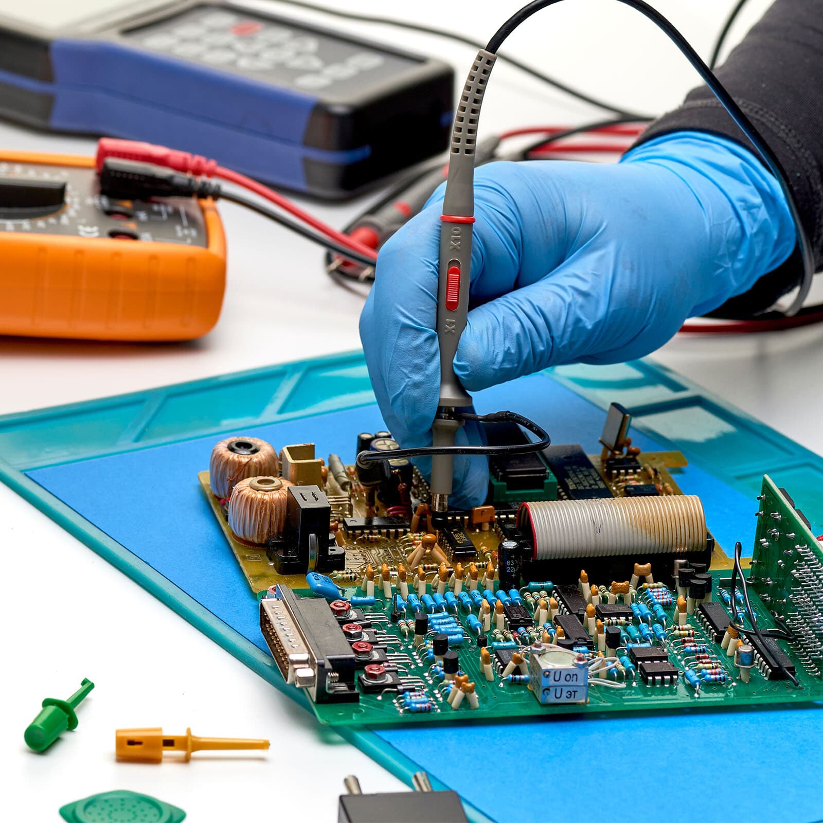 2mm Test Probes, 4 Pcs Multimeter Test Lead Extention Probe Needle, Red Black 6