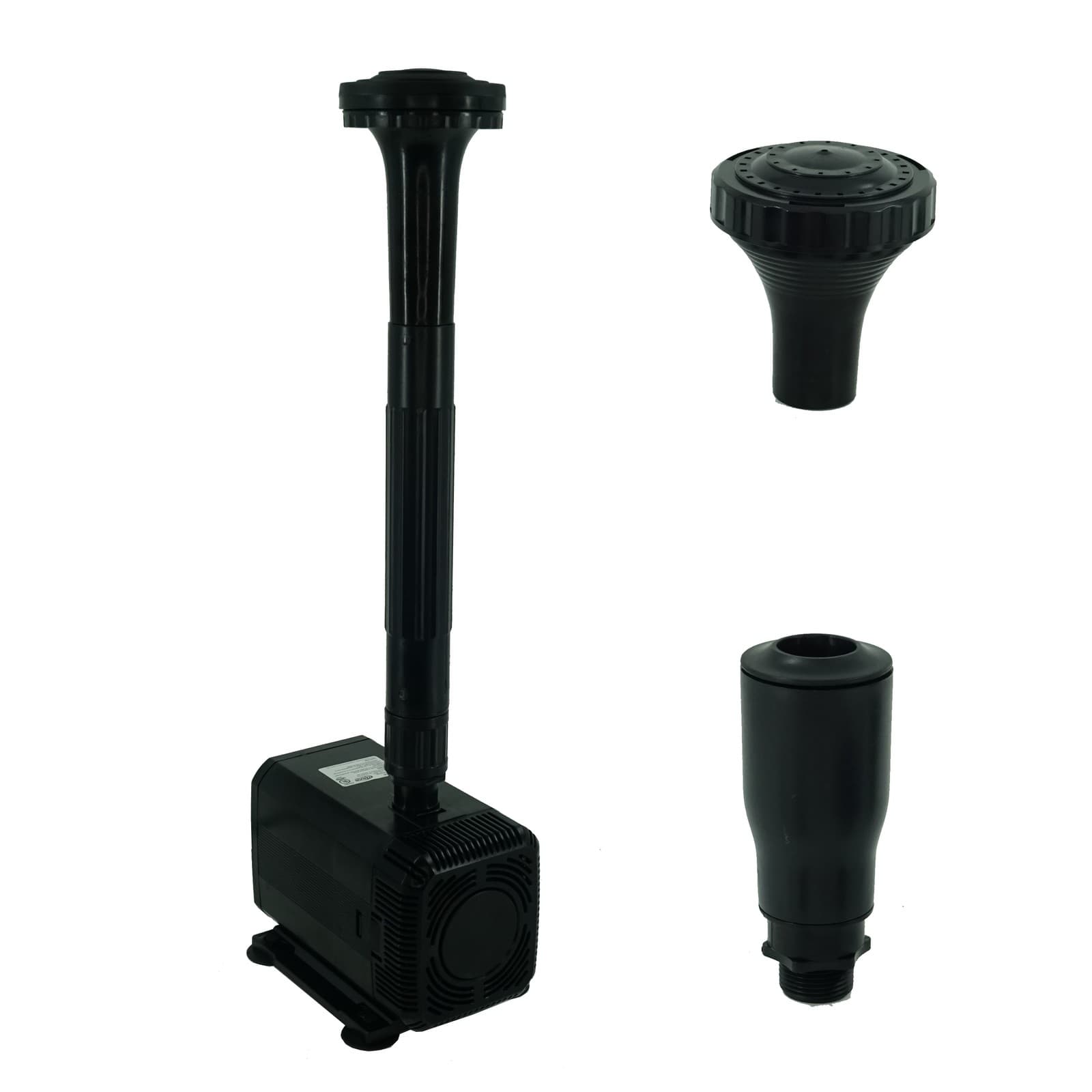 HALF OFF PONDS 950 GPH Submersible Fountain Pump with 30' Cord & Nozzles 4