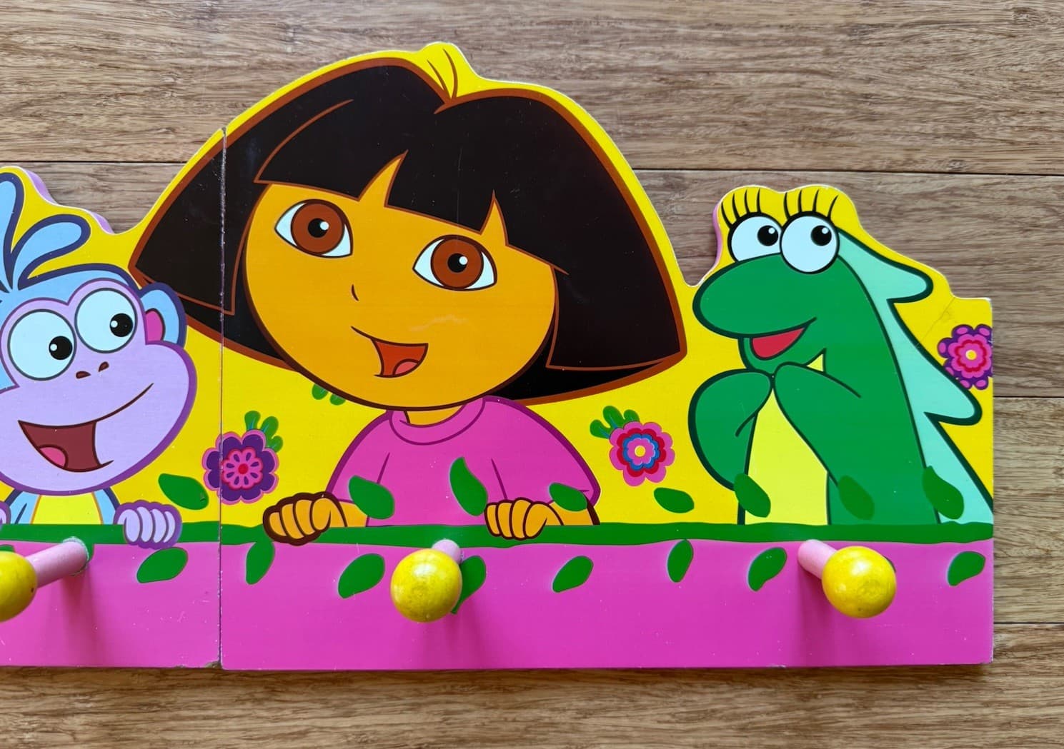 Vintage Dora the Explorer - Diego - Coat Rack Shelf - 2004 - Nick Jr - HTF 3