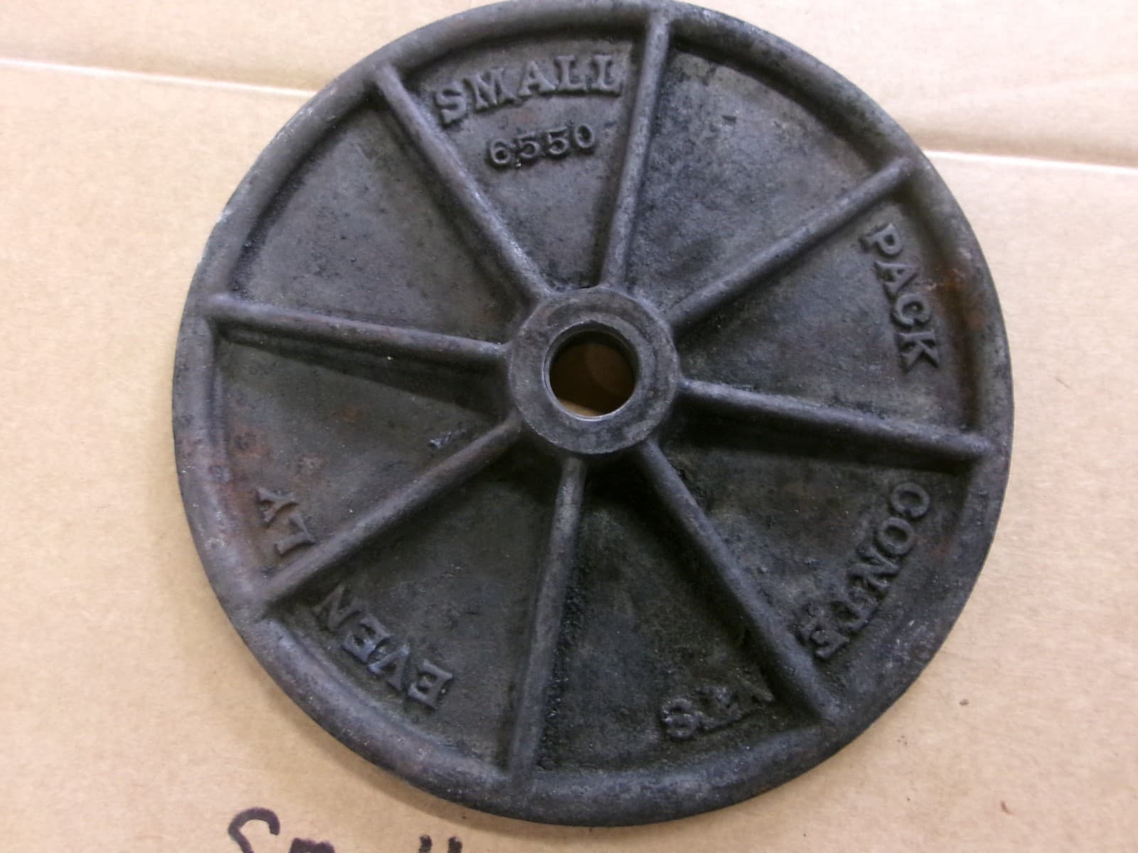 ENTERPRISE 6/8 QT SMALL PLATE 6550 SAUSAGE STUFFER WINE FRUIT DUCK PRESS 2