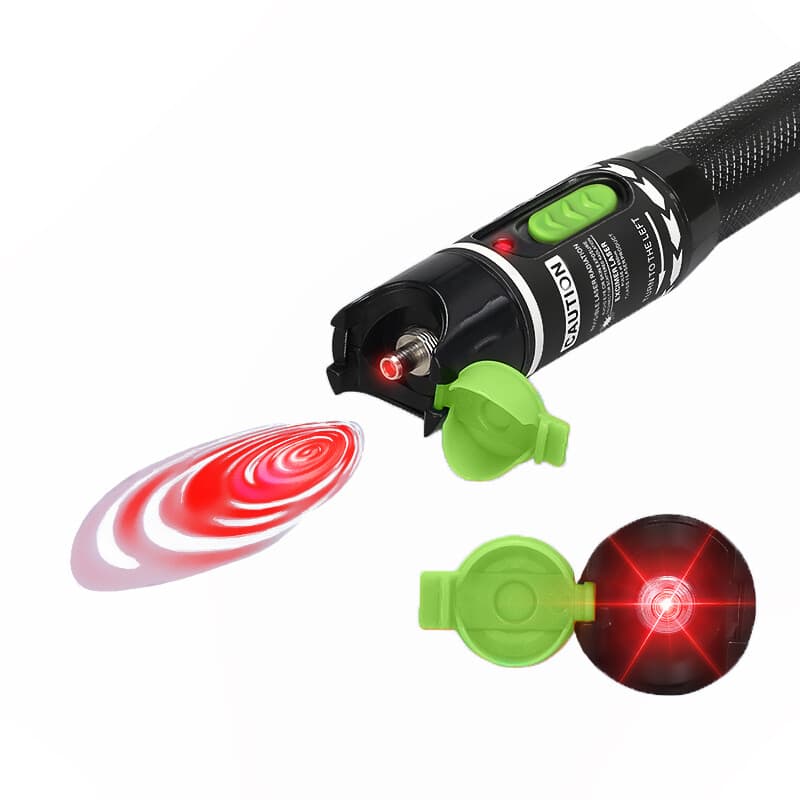 FTTH 20KM Visual Fault Locator Fiber Optic VFL Laser Cable Tester Test Equipment 5