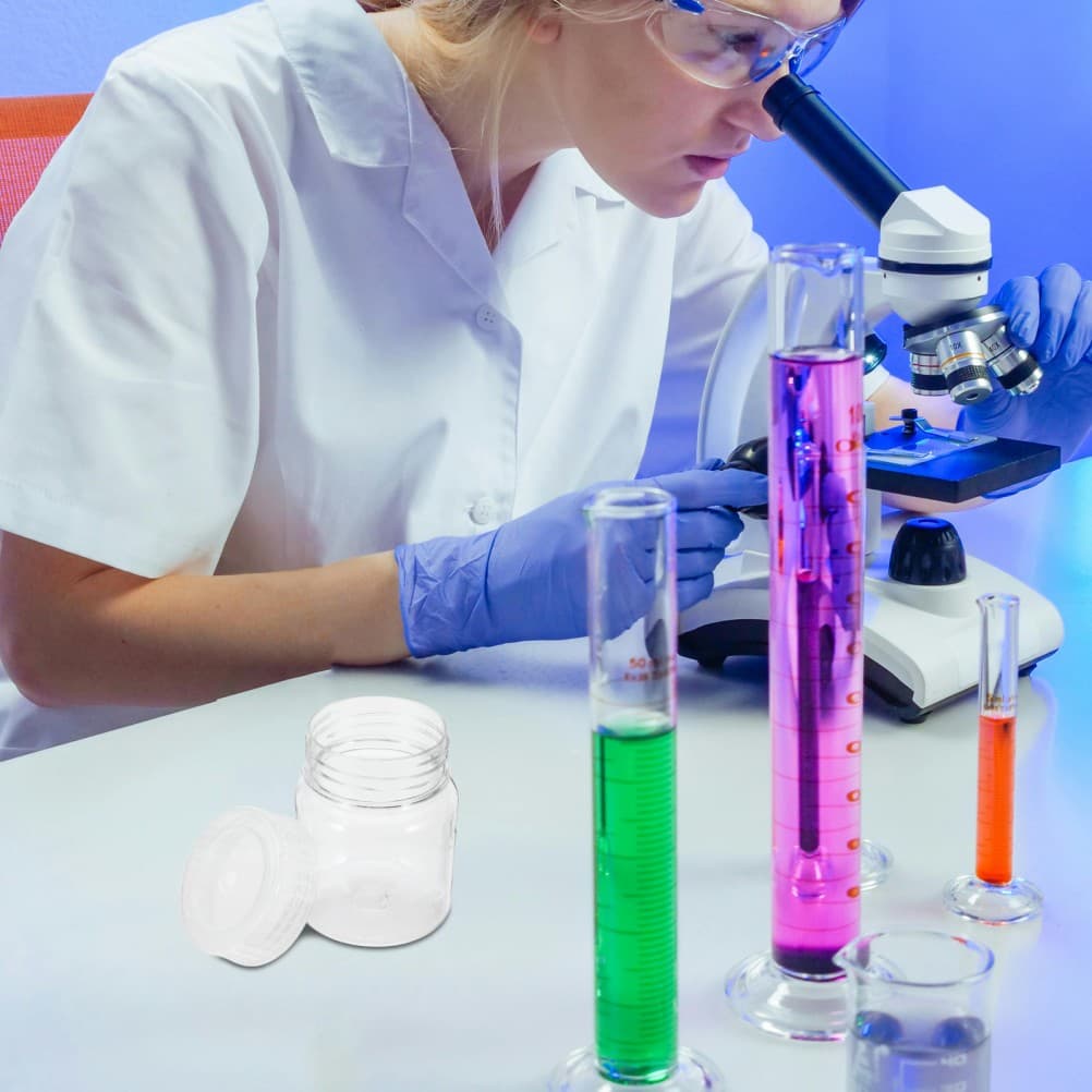  4 Pcs High Temperature Resistant Tissue Culture Bottle Lab Samples Bottles 5