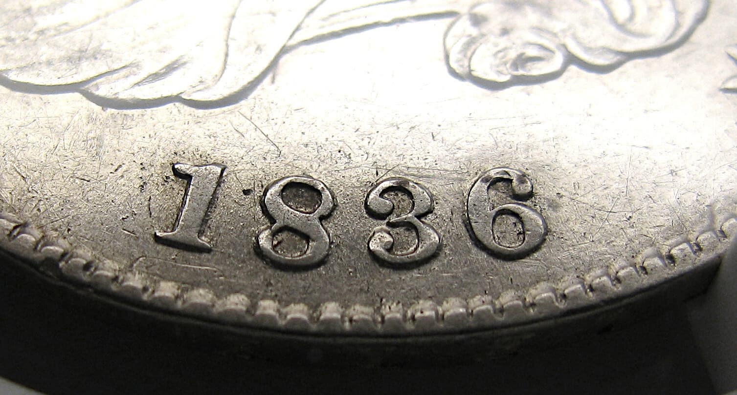 1836/1336 50C NGC XF45 O-108 CAPPED BUST ~ BRILLIANT SEMI-PL VARIETY!  VIDEO 4