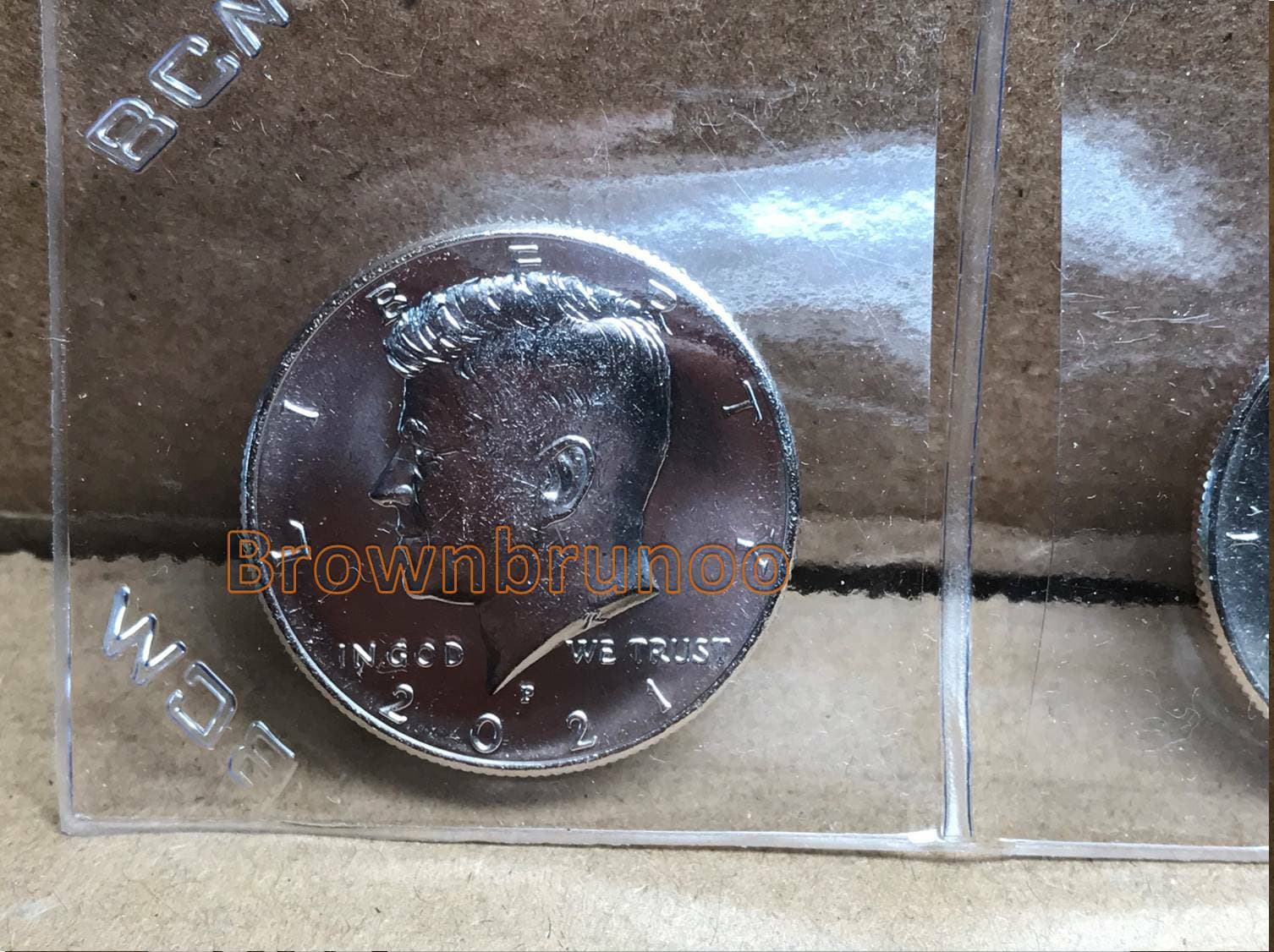 2021 P & D Kennedy Half Dollar Uncirculated 2 Coins Philadelphia & Denver 50c 5