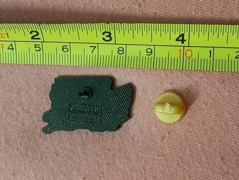 Fraternal Order Of Eagles 100 Years Washington State Shape Garfield FOE Pin 2