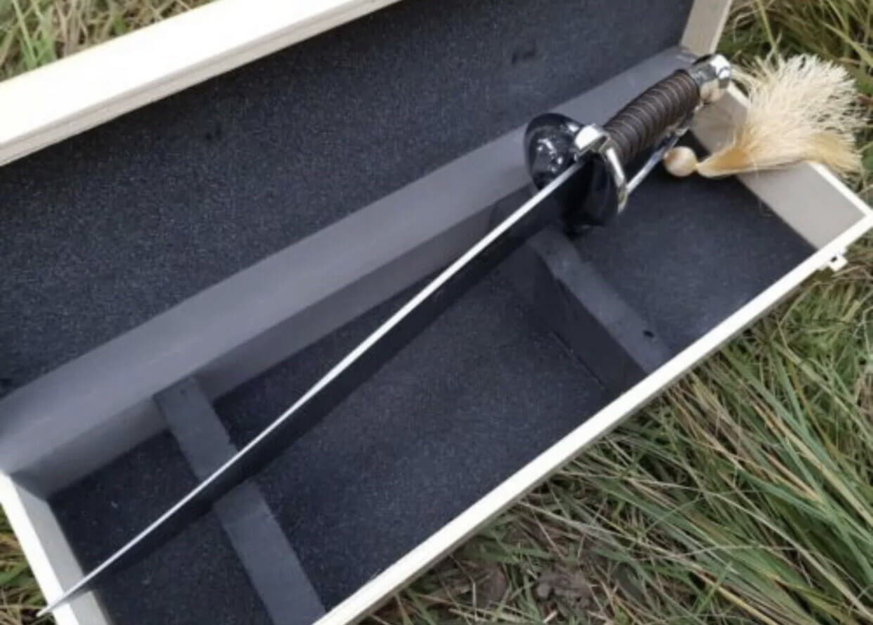 Laguiole Handmade Champagne Sabre Sword  Limited Edition With Stand And Gift Box 5