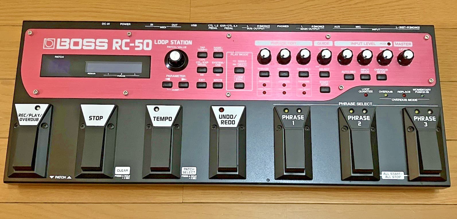 Boss RC-50 Loop Station With Adapter Made in Taiwan Effect Pedal Used From Japan 2