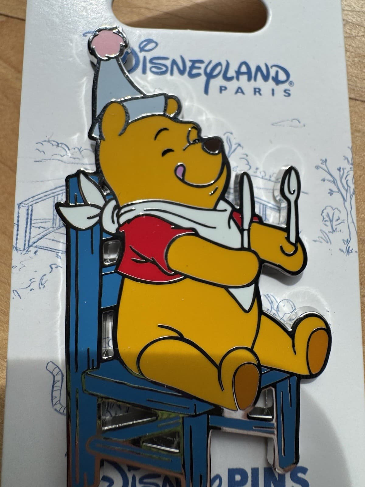 Disneyland Paris Disney Pin Winnie The Pooh Happy Birthday Cake US Ship 2