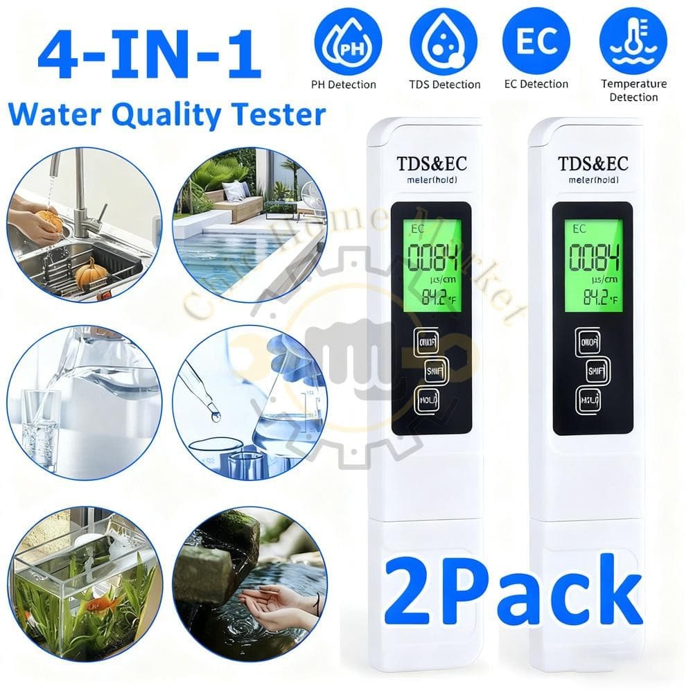 2025 All-Newest 4 in 1 TDS Meter Digital Water Tester  TDS EC Temperature Meter