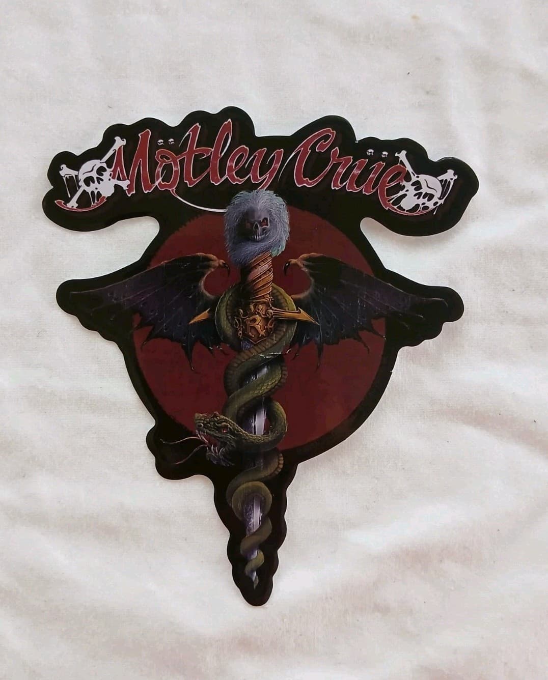 Motley Crue Dr. FeelGood  Sticker/Decal New Licensed Crue 4.1/2" x 5" 3