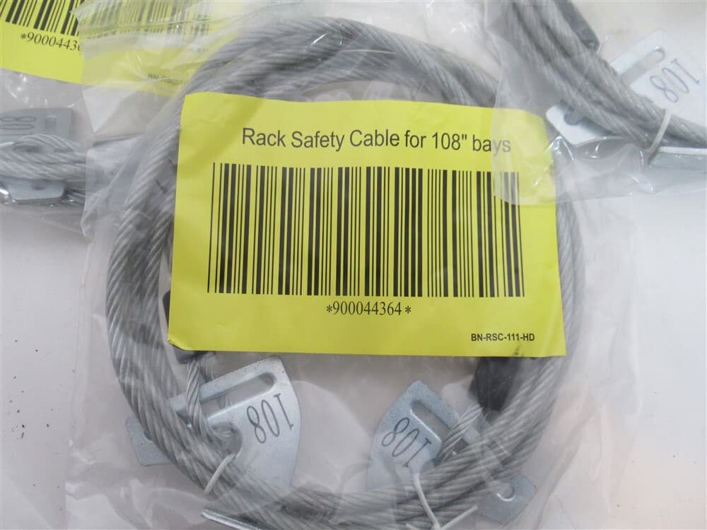 9000044364 , Rack Safety Cable For 108" Bays (PK 5) 2