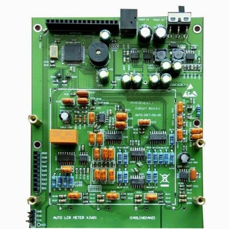 NEW XJW01 automatic LCR digital bridge resistance inductor ESR meter / dual use 6