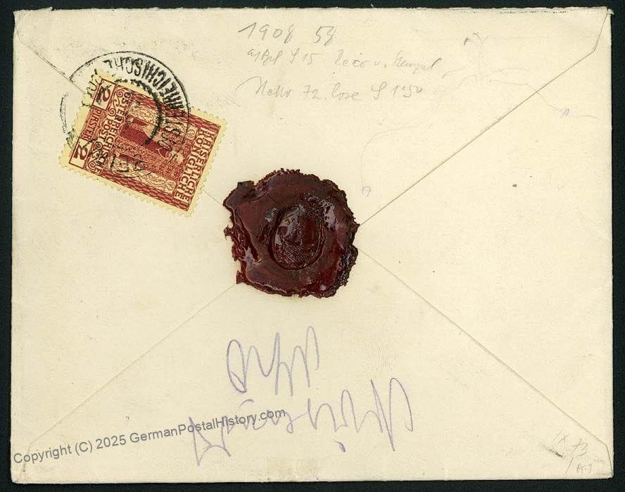 Austria Beirut Reg Letter Baron Anton Kiss Katharina Schratt Son Sweden 33831 2