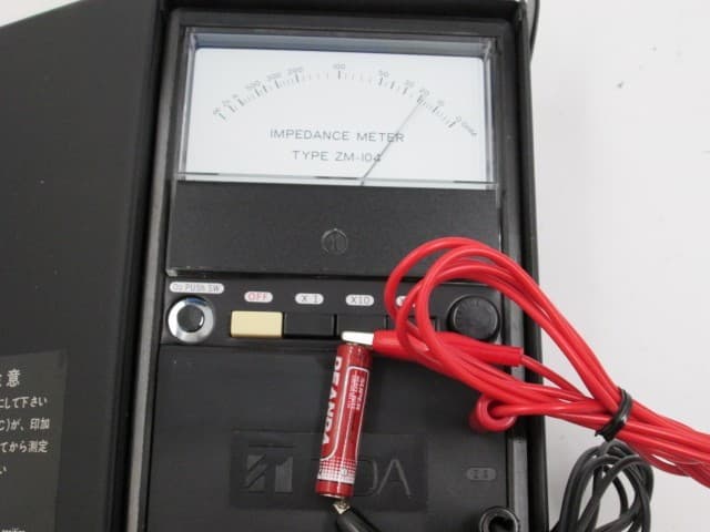 TOA ZM-104A Impedance Meter Handheld Battery Operated Japan Used, Tested 2